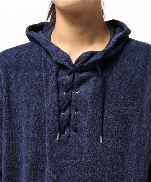 style counsel（スタイルカウンセル）の「【STYLE COUNSEL】melple パイルアノラック（Tシャツ/カットソー・メンズ・ブルー/オリーブ/ネイビー・SMALL/LARGE/MEDIUM）」の6枚目の写真