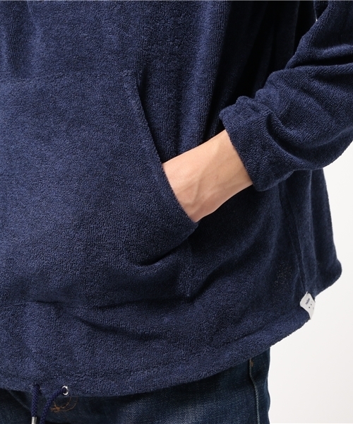 style counsel（スタイルカウンセル）の「【STYLE COUNSEL】melple パイルアノラック（Tシャツ/カットソー・メンズ・ブルー/オリーブ/ネイビー・SMALL/LARGE/MEDIUM）」の7枚目の写真