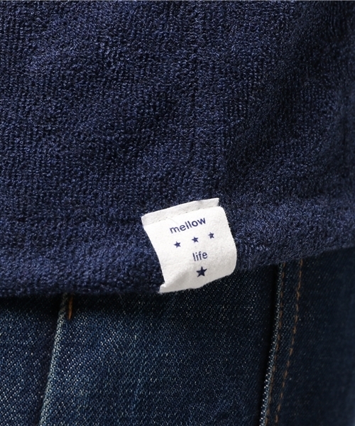 style counsel（スタイルカウンセル）の「【STYLE COUNSEL】melple パイルアノラック（Tシャツ/カットソー・メンズ・ブルー/オリーブ/ネイビー・SMALL/LARGE/MEDIUM）」の8枚目の写真