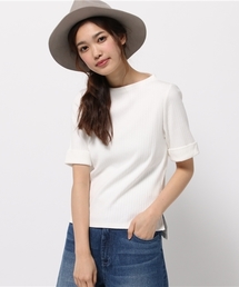 Ray BEAMS | Ray BEAMS / RIB サイド スリット ボトル ネック(Tシャツ/カットソー)