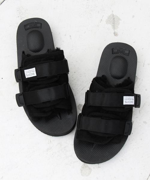 suicoke(スイコック)の「【別注】<SUICOKE>∴ムートンサンダル¨ ◆(サンダル・レディース・ホワイト/ブラック・7/5/6)」の7枚目の写真