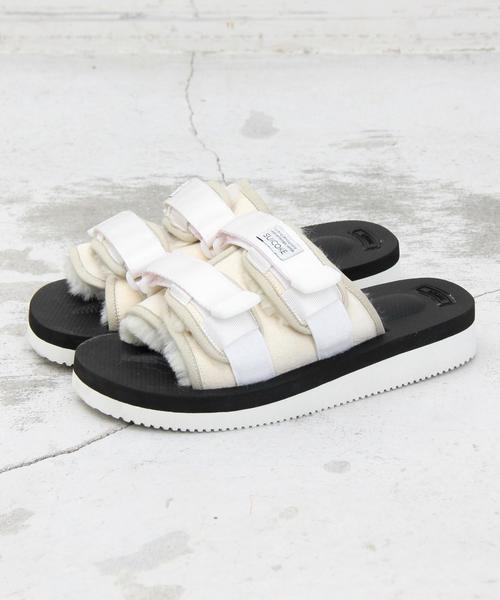 suicoke(スイコック)の「【別注】<SUICOKE>∴ムートンサンダル¨ ◆(サンダル・レディース・ホワイト/ブラック・7/5/6)」の8枚目の写真