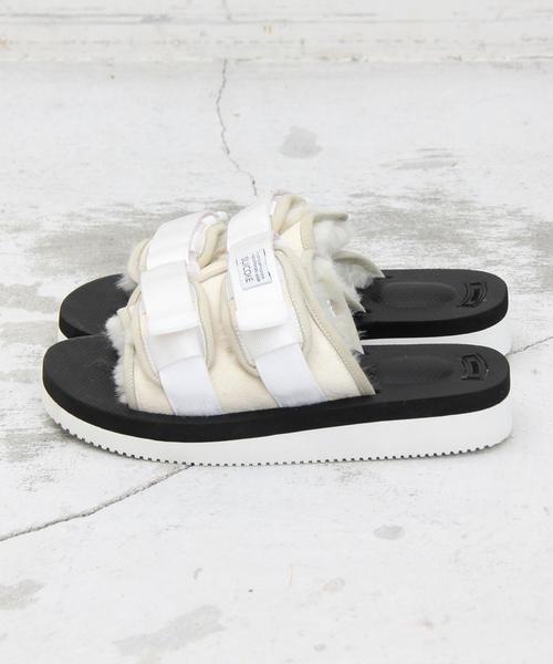 suicoke(スイコック)の「【別注】<SUICOKE>∴ムートンサンダル¨ ◆(サンダル・レディース・ホワイト/ブラック・7/5/6)」の9枚目の写真
