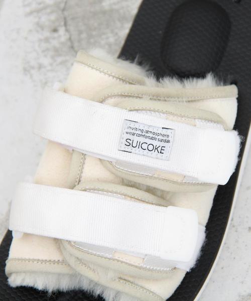 suicoke(スイコック)の「【別注】<SUICOKE>∴ムートンサンダル¨ ◆(サンダル・レディース・ホワイト/ブラック・7/5/6)」の11枚目の写真