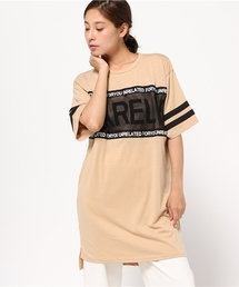 VENCEEXCHANGE | メッシュ配色ロゴプリントロングT      (Tシャツ/カットソー)