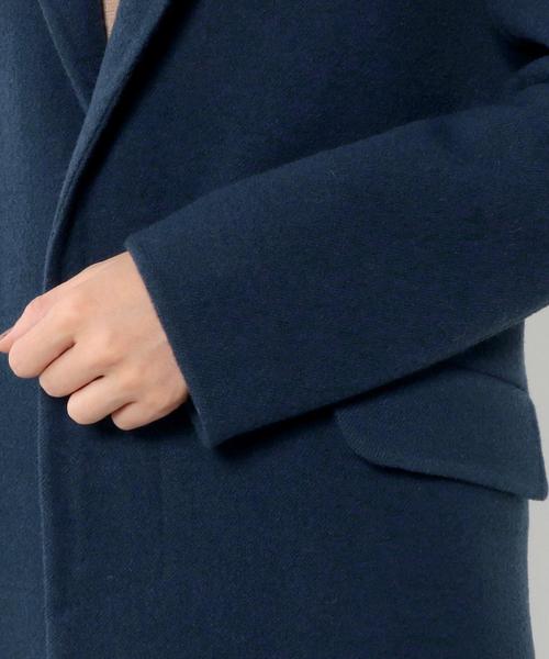 Drawer（ドゥロワー）の「DRAWER ネイビーチェスターコート（その他