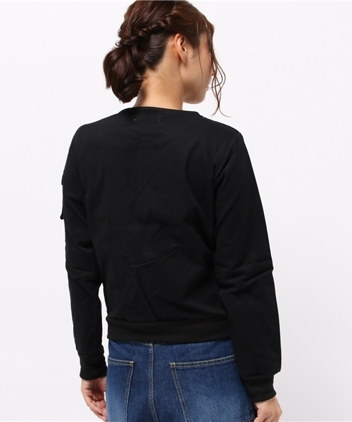 KOBE LETTUCE（コウベレタス）の「MA-1ブルゾンジャケット（MA-1・レディース・キャメル/ネイビー/ブラック/カーキ/レッド系その他/グリーン系その他/イエロー系その他/グリーン系その他2/ブルー系その他2/レッド系その他2/ブルー系その他/イエロー系その他2/ブラック系その他/ブラック系その他2・FREE）」の17枚目の写真