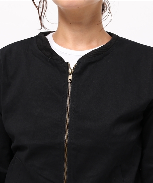 KOBE LETTUCE（コウベレタス）の「MA-1ブルゾンジャケット（MA-1・レディース・キャメル/ネイビー/ブラック/カーキ/レッド系その他/グリーン系その他/イエロー系その他/グリーン系その他2/ブルー系その他2/レッド系その他2/ブルー系その他/イエロー系その他2/ブラック系その他/ブラック系その他2・FREE）」の18枚目の写真