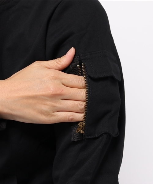 KOBE LETTUCE（コウベレタス）の「MA-1ブルゾンジャケット（MA-1・レディース・キャメル/ネイビー/ブラック/カーキ/レッド系その他/グリーン系その他/イエロー系その他/グリーン系その他2/ブルー系その他2/レッド系その他2/ブルー系その他/イエロー系その他2/ブラック系その他/ブラック系その他2・FREE）」の21枚目の写真