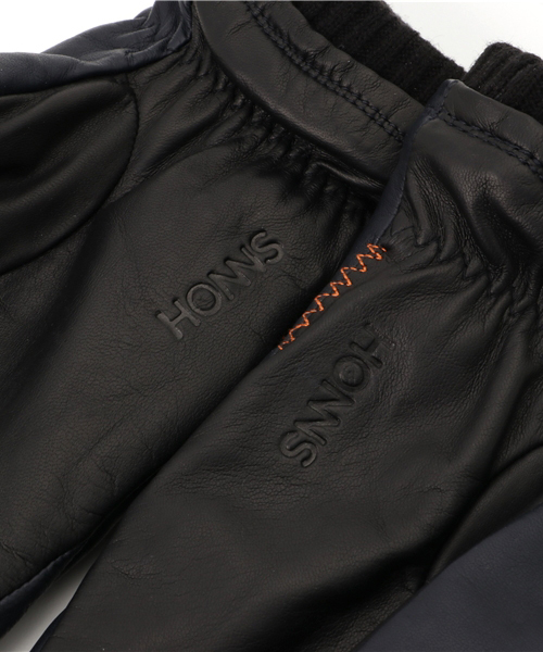 HONNS（ホンズ）の「HONNS レザーグローブ OLIVER LEATHER【スマホ対応