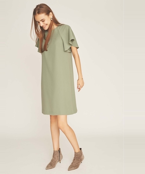 Collage Gallardagalante コラージュガリャルダガランテ の カタログ掲載 ラグラン袖フレアワンピース ワンピース Wear