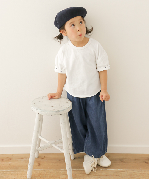 URBAN RESEARCH DOORS(アーバンリサーチドアーズ)の「Champion×DOORS 袖プリント製品染BIG T(Tシャツ/カットソー・キッズ・ホワイト/ライトブルー/ネイビー・90/135/120/105)」の19枚目の写真