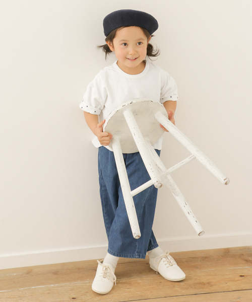 URBAN RESEARCH DOORS(アーバンリサーチドアーズ)の「Champion×DOORS 袖プリント製品染BIG T(Tシャツ/カットソー・キッズ・ホワイト/ライトブルー/ネイビー・90/135/120/105)」の20枚目の写真