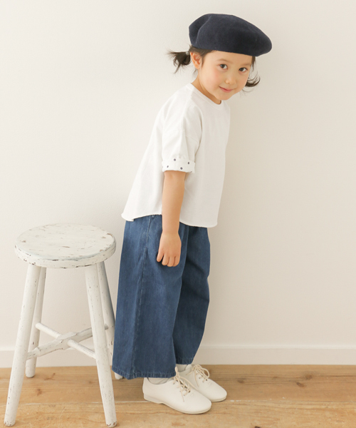 URBAN RESEARCH DOORS(アーバンリサーチドアーズ)の「Champion×DOORS 袖プリント製品染BIG T(Tシャツ/カットソー・キッズ・ホワイト/ライトブルー/ネイビー・90/135/120/105)」の13枚目の写真