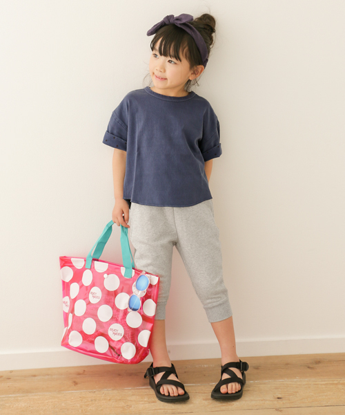 URBAN RESEARCH DOORS(アーバンリサーチドアーズ)の「Champion×DOORS 袖プリント製品染BIG T(Tシャツ/カットソー・キッズ・ホワイト/ライトブルー/ネイビー・90/135/120/105)」の14枚目の写真