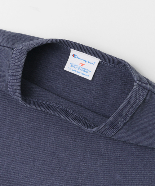 URBAN RESEARCH DOORS(アーバンリサーチドアーズ)の「Champion×DOORS 袖プリント製品染BIG T(Tシャツ/カットソー・キッズ・ホワイト/ライトブルー/ネイビー・90/135/120/105)」の9枚目の写真