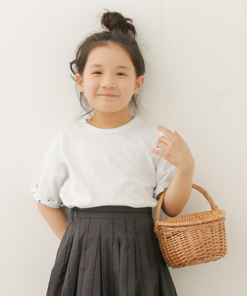 URBAN RESEARCH DOORS(アーバンリサーチドアーズ)の「Champion×DOORS 袖プリント製品染BIG T(Tシャツ/カットソー・キッズ・ホワイト/ライトブルー/ネイビー・90/135/120/105)」の21枚目の写真