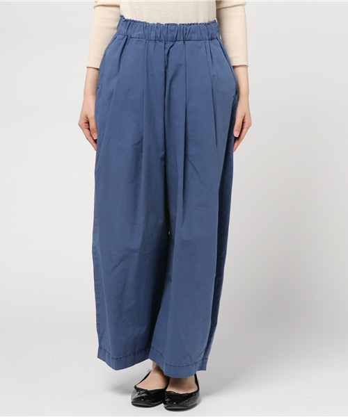 bulle de savon（ビュルデサボン）の「40/-ﾀﾞﾝﾌﾟ硫化染め ぼんたんPT（その他パンツ・レディース・ネイビー/ピンク/カーキ/オレンジ/ブラウン・FREE）」の6枚目の写真