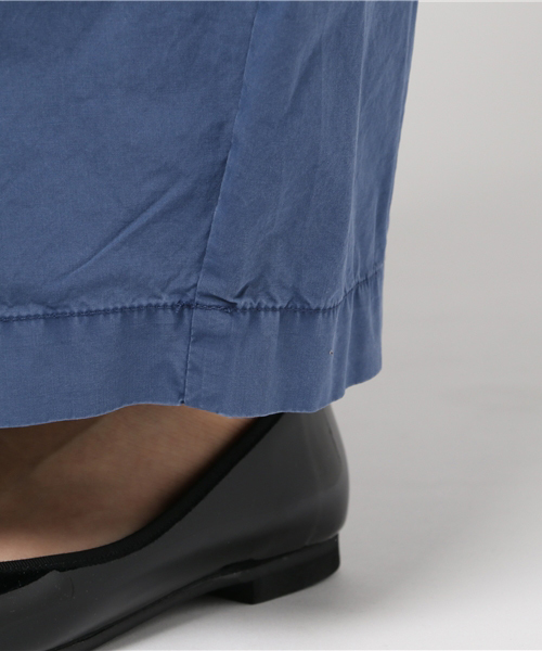 bulle de savon（ビュルデサボン）の「40/-ﾀﾞﾝﾌﾟ硫化染め ぼんたんPT（その他パンツ・レディース・ネイビー/ピンク/カーキ/オレンジ/ブラウン・FREE）」の12枚目の写真