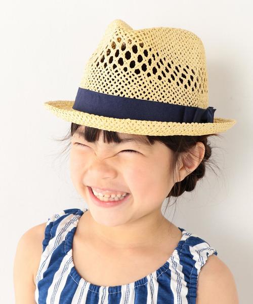 coen（コーエン）の「【coen キッズ】柄編み中折れハット（ハット・キッズ・ダークブラウン/ベージュ・LARGE/MEDIUM）」の2枚目の写真