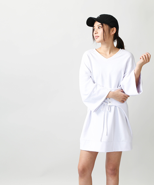 WEGO(ウィゴー)の「WEGO/マルチWAYコルセットワンピース(ワンピース・レディース・ブラック/ホワイト/レッド・FREE)」の16枚目の写真