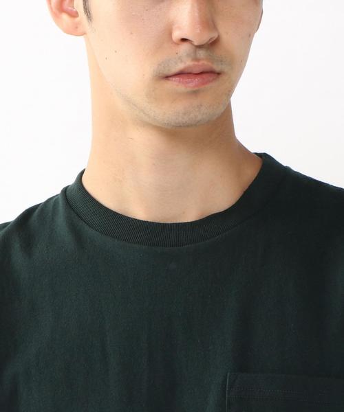 coen（コーエン）の「配色5分丈カットソー（Tシャツ/カットソー・メンズ・ホワイト/ダークグリーン・X-LARGE/MEDIUM/LARGE/SMALL）」の7枚目の写真