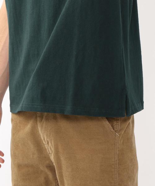 coen（コーエン）の「配色5分丈カットソー（Tシャツ/カットソー・メンズ・ホワイト/ダークグリーン・X-LARGE/MEDIUM/LARGE/SMALL）」の13枚目の写真