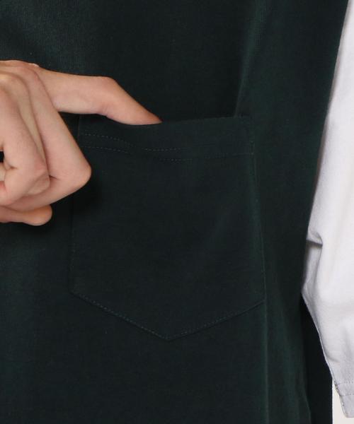 coen（コーエン）の「配色5分丈カットソー（Tシャツ/カットソー・メンズ・ホワイト/ダークグリーン・X-LARGE/MEDIUM/LARGE/SMALL）」の16枚目の写真