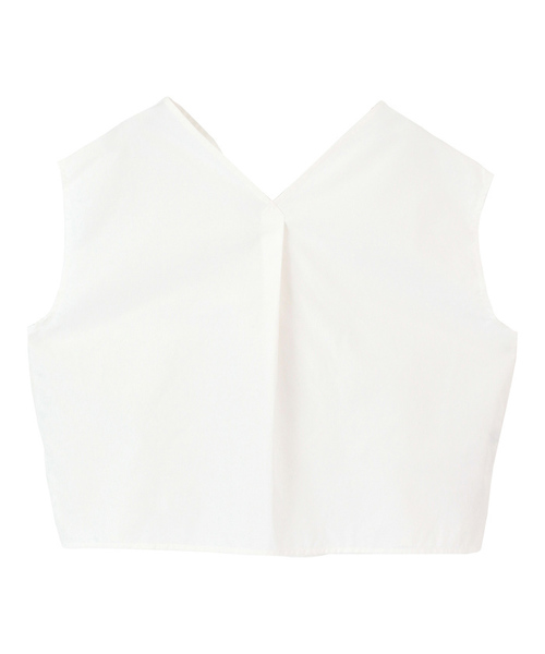 titivate(ティティベイト)の「タイプライターバッククロスブラウス(シャツ/ブラウス・レディース・ホワイト/レッド/カーキ・M)」の1枚目の写真