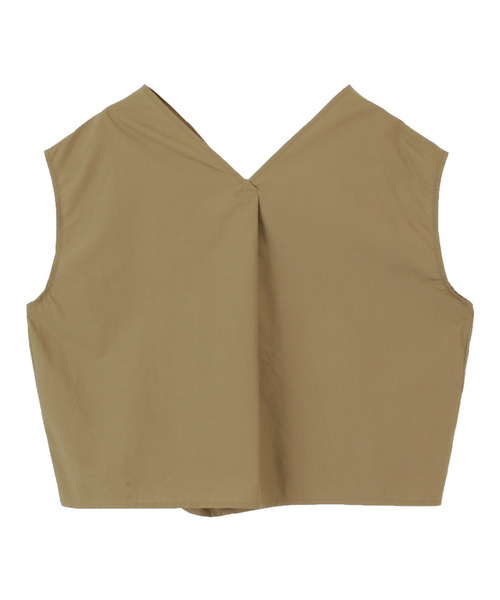 titivate(ティティベイト)の「タイプライターバッククロスブラウス(シャツ/ブラウス・レディース・ホワイト/レッド/カーキ・M)」の2枚目の写真