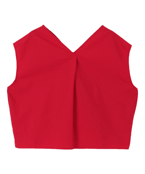 titivate(ティティベイト)の「タイプライターバッククロスブラウス(シャツ/ブラウス・レディース・ホワイト/レッド/カーキ・M)」の11枚目の写真