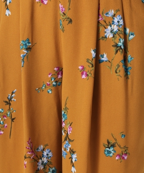 GLOBAL WORK(グローバルワーク)の「フラワーワイドストレートパンツ/763285(その他パンツ・レディース・ブラウン/ネイビー・MEDIUM/LARGE)」の11枚目の写真