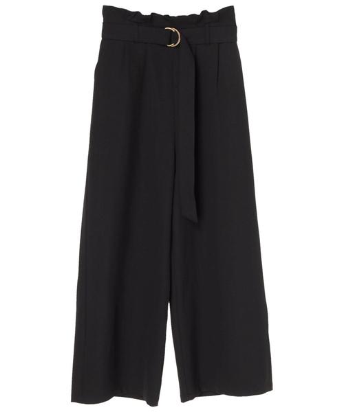 earth music&ecology（アースミュージックアンドエコロジー）の「・ベルト付きワイドパンツ（その他パンツ・レディース・ブラック/ミント/ラベンダー・FREE）」の8枚目の写真