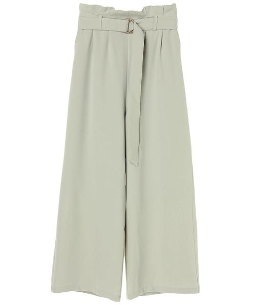 earth music&ecology（アースミュージックアンドエコロジー）の「・ベルト付きワイドパンツ（その他パンツ・レディース・ブラック/ミント/ラベンダー・FREE）」の9枚目の写真