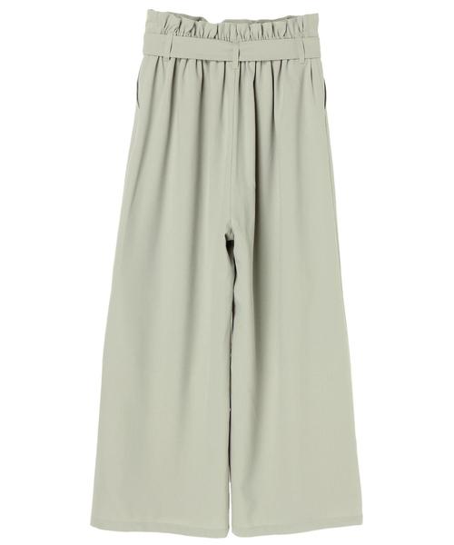 earth music&ecology（アースミュージックアンドエコロジー）の「・ベルト付きワイドパンツ（その他パンツ・レディース・ブラック/ミント/ラベンダー・FREE）」の15枚目の写真