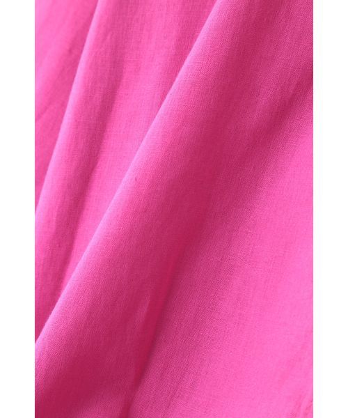 N.(N. Natural Beauty Basic)(エヌエヌナチュラルビューティーベーシック)の「◆麻ビッグシャツ(シャツ/ブラウス・レディース・ホワイト/ピンク/ホワイト系その他/イエロー・MEDIUM)」の20枚目の写真