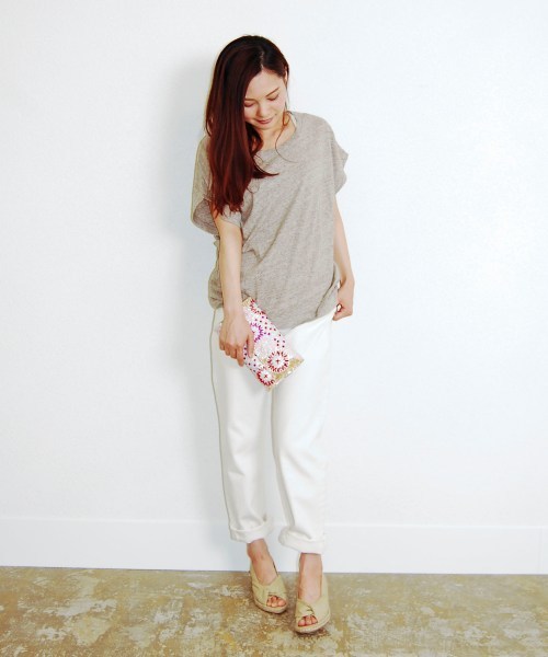 coen(コーエン)の「ボーイフレンドデニムパンツ13SS(デニムパンツ・レディース・Navy/White・SMALL/MEDIUM/LARGE)」の2枚目の写真
