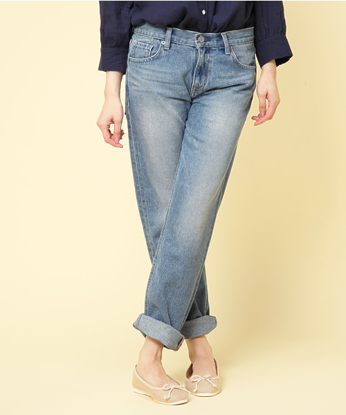 coen(コーエン)の「ボーイフレンドデニムパンツ13SS(デニムパンツ・レディース・Navy/White・SMALL/MEDIUM/LARGE)」の14枚目の写真