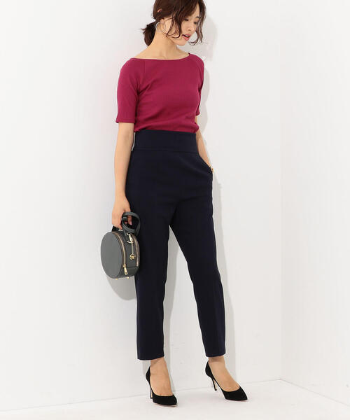 Jewel Changes ジュエルチェンジズ の Cs フルフラン ハイウエスト クロップド パンツ その他パンツ Wear