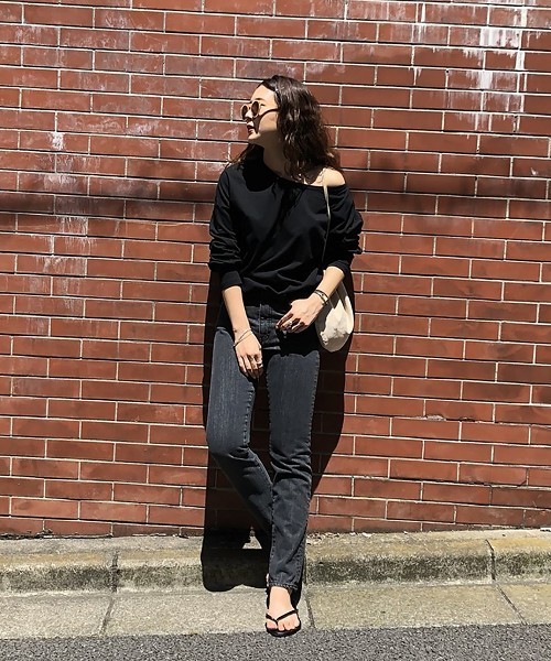 TODAYFUL（トゥデイフル）の「MIRIAM'sデニム（デニムパンツ・レディース・ブラック・24inch/25inch/26inch/23inch）」の5枚目の写真