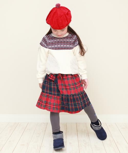 RAGMART(ラグマート)の「ティアードスカート(スカート・キッズ・ネイビー/レッド/グレー・110cm/100cm/120cm/130cm)」の12枚目の写真