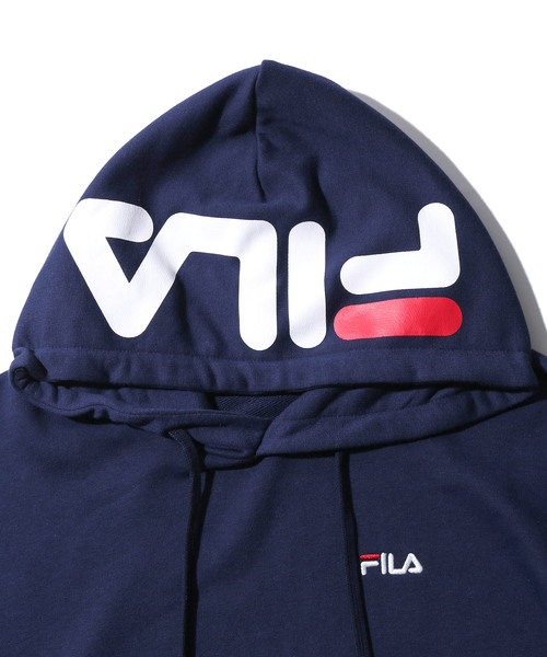 FILA（フィラ）の「∴WEGO/FILA別注フードロゴビッグシルエットパーカー（パーカー・レディース・イエロー/ホワイト/ネイビー/レッド/グリーン・FREE）」の9枚目の写真