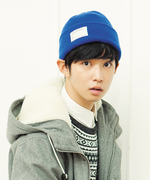 WEGO(ウィゴー)の「WEGO/カラーリブワッチキャップ(ニットキャップ/ビーニー・メンズ・ブラック/グレー/カーキ/ネイビー/ロイヤルブルー/レッド/ライトグレー/マスタード/ワイン/イエロー・FREE)」の7枚目の写真