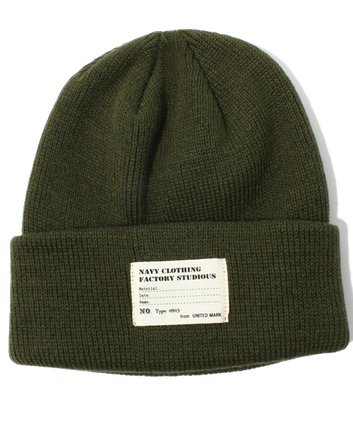 WEGO(ウィゴー)の「WEGO/カラーリブワッチキャップ(ニットキャップ/ビーニー・メンズ・ブラック/グレー/カーキ/ネイビー/ロイヤルブルー/レッド/ライトグレー/マスタード/ワイン/イエロー・FREE)」の5枚目の写真