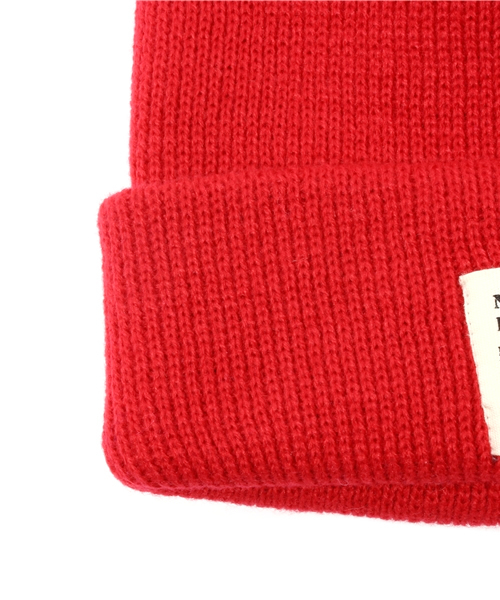 WEGO(ウィゴー)の「WEGO/カラーリブワッチキャップ(ニットキャップ/ビーニー・メンズ・ブラック/グレー/カーキ/ネイビー/ロイヤルブルー/レッド/ライトグレー/マスタード/ワイン/イエロー・FREE)」の12枚目の写真