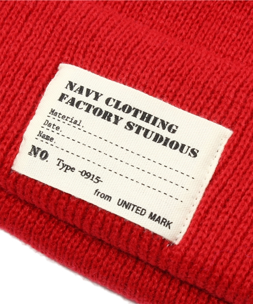 WEGO(ウィゴー)の「WEGO/カラーリブワッチキャップ(ニットキャップ/ビーニー・メンズ・ブラック/グレー/カーキ/ネイビー/ロイヤルブルー/レッド/ライトグレー/マスタード/ワイン/イエロー・FREE)」の14枚目の写真