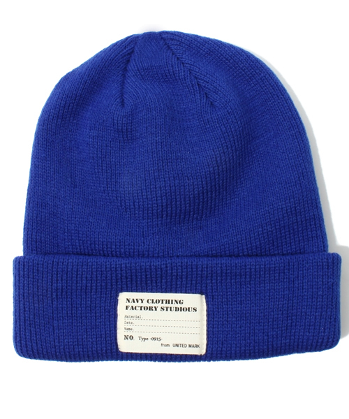 WEGO(ウィゴー)の「WEGO/カラーリブワッチキャップ(ニットキャップ/ビーニー・メンズ・ブラック/グレー/カーキ/ネイビー/ロイヤルブルー/レッド/ライトグレー/マスタード/ワイン/イエロー・FREE)」の19枚目の写真