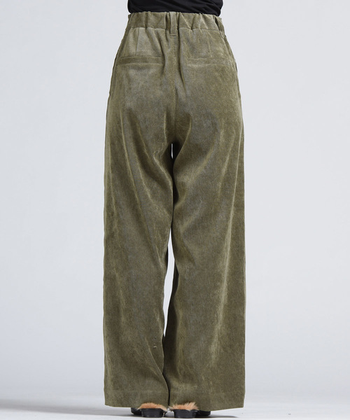 LIPSTAR（リップスター）の「コーデュロイワイドパンツ（その他パンツ・レディース・ブルー/カーキ/ブラウン・M/S）」の5枚目の写真