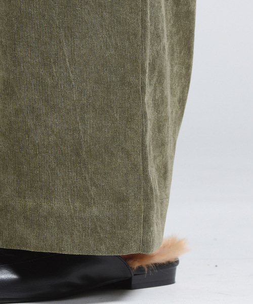 LIPSTAR（リップスター）の「コーデュロイワイドパンツ（その他パンツ・レディース・ブルー/カーキ/ブラウン・M/S）」の7枚目の写真