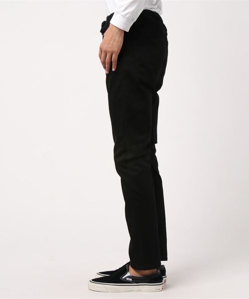 VENCEEXCHANGE（ヴァンスエクスチェンジ）の「サテン二重織りスキニーパンツ（その他パンツ・メンズ・ブラック・S/M/L）」の3枚目の写真